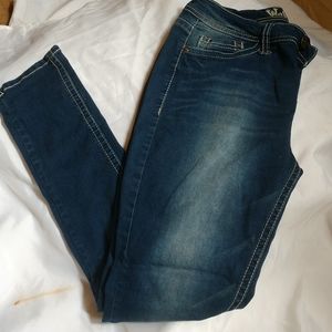 Wildflowers woman's skinny jeans